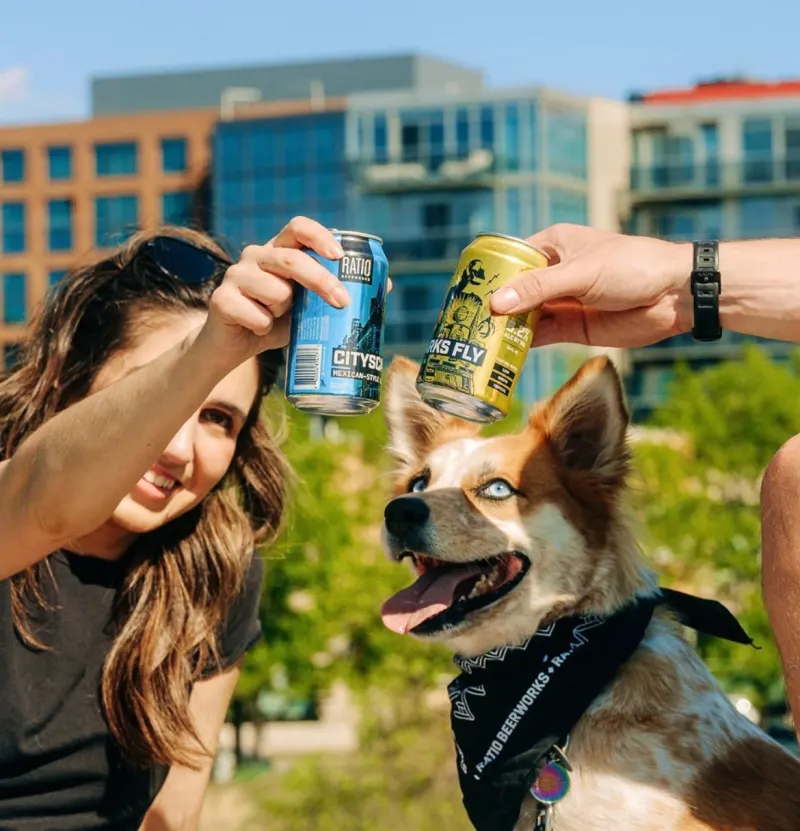 Dog-Friendly Singles Patio Party + BOGO Beers at Ratio Beerworks